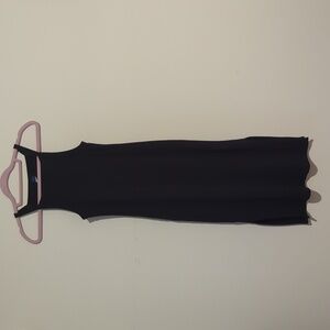 Old Navy Black Halter Sheath Maxi Dress